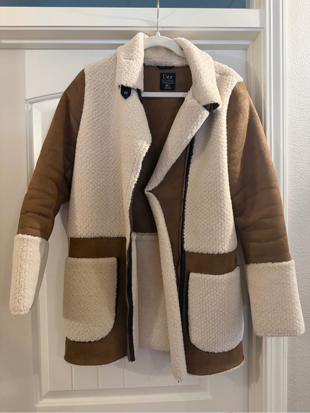Dex Outerwear Faux Sherpa Coat